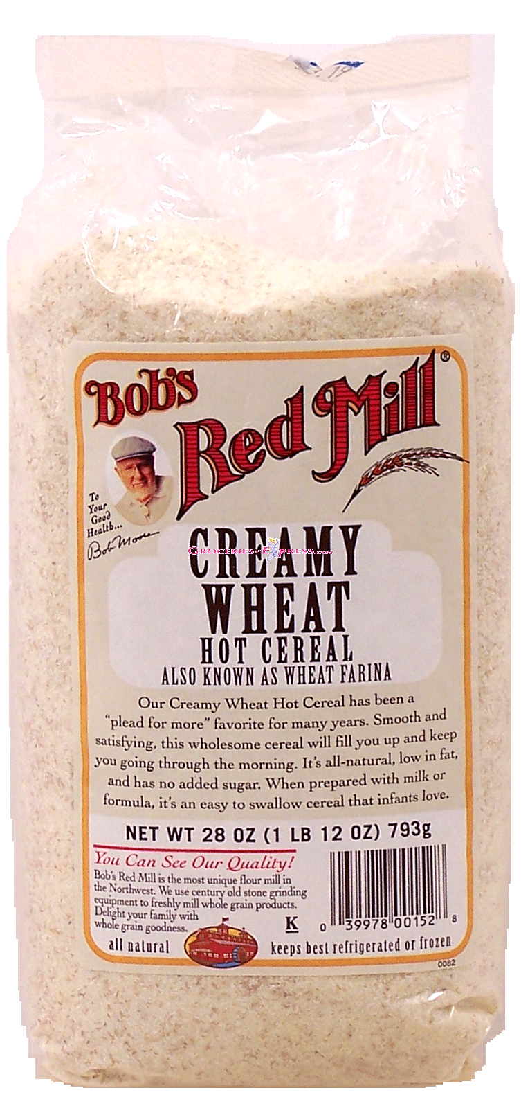 Bob's Red Mill&nbsp;&nbsp;creamy wheat hot cereal also known as wheat farina Full-Size Picture